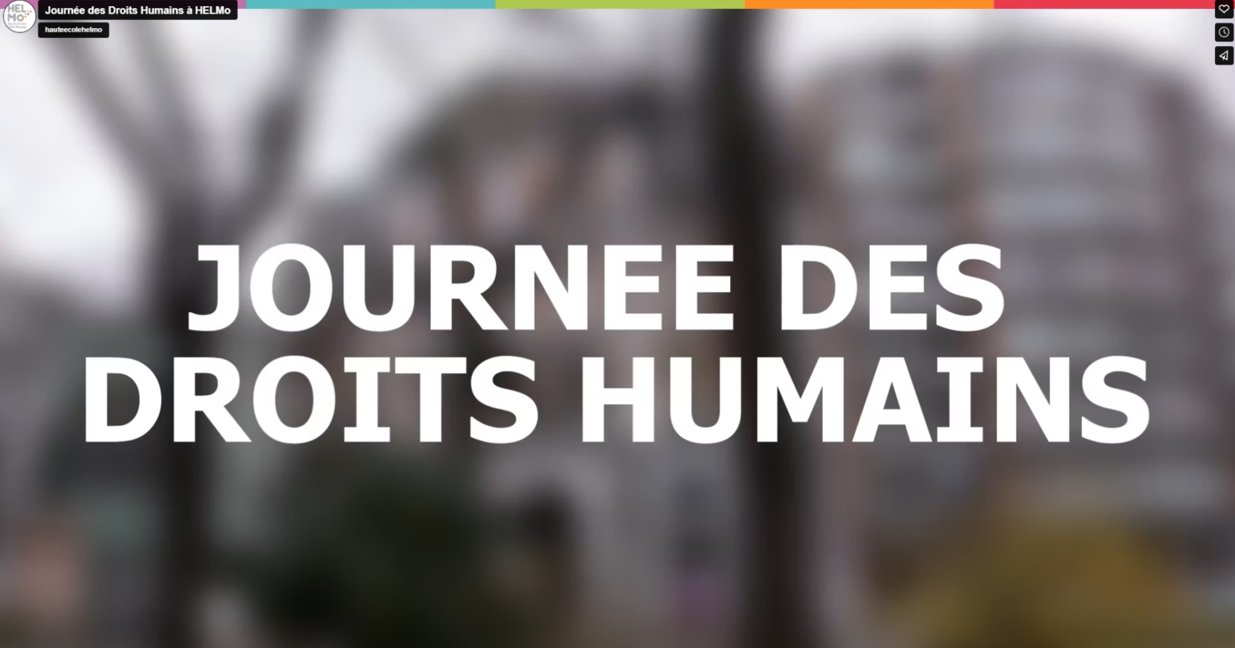 Journée des Droits Humains 2022 — HELMo