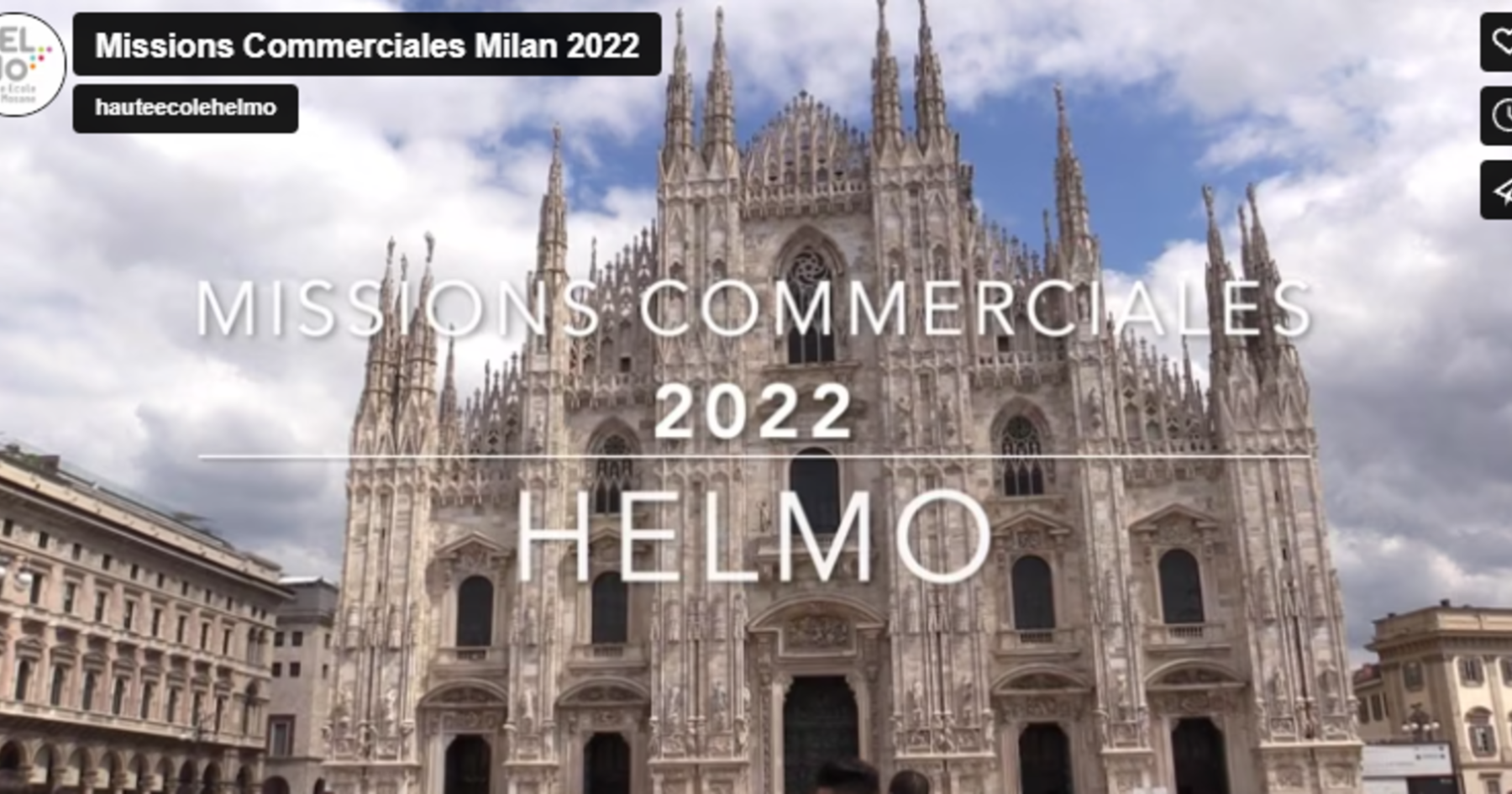 Missions commerciales Milan 2022 — HELMo