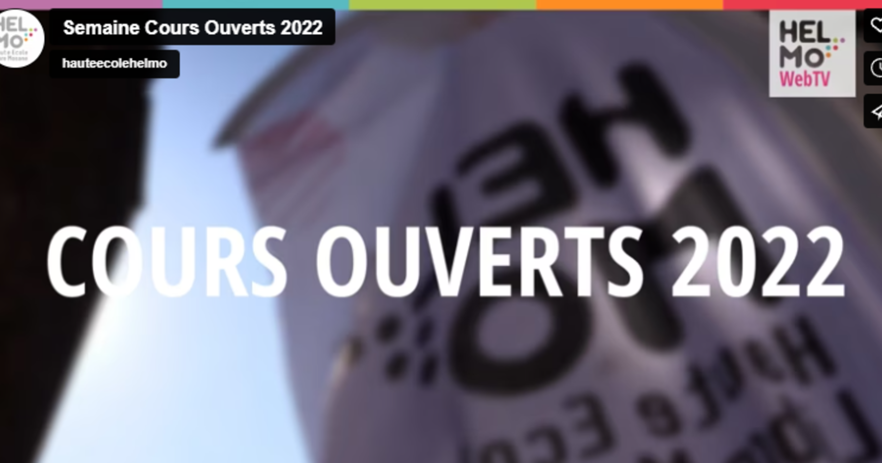 Semaine cours ouvert 2022 — HELMo