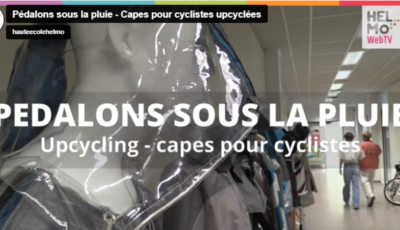 PÉDALONS SOUS LA PLUIE CAPES CYCLISTES UPCYCLÉES
