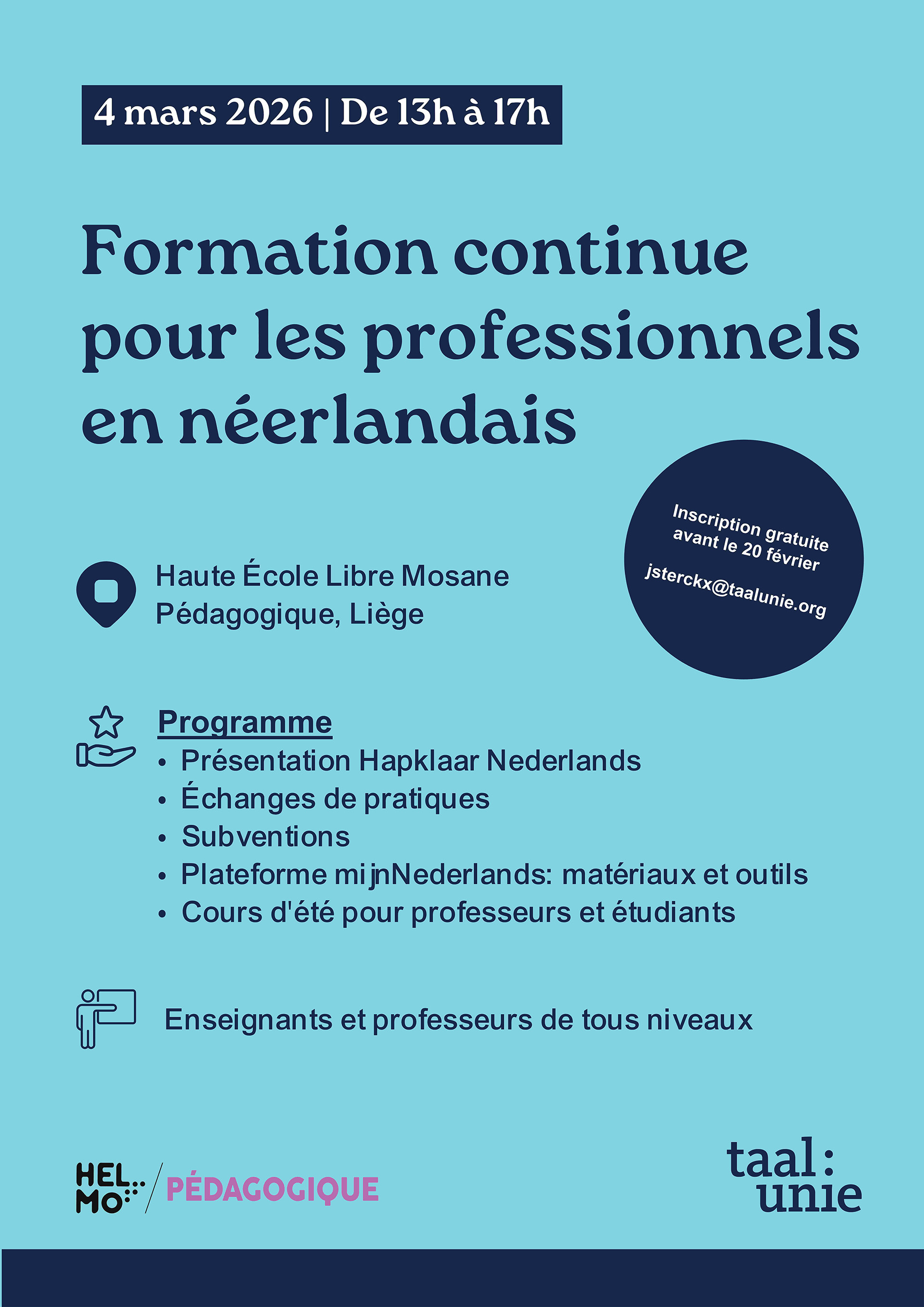 Taalunie Formation 4 mars HEL Mo