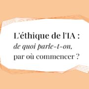 Conférence ia éthique
