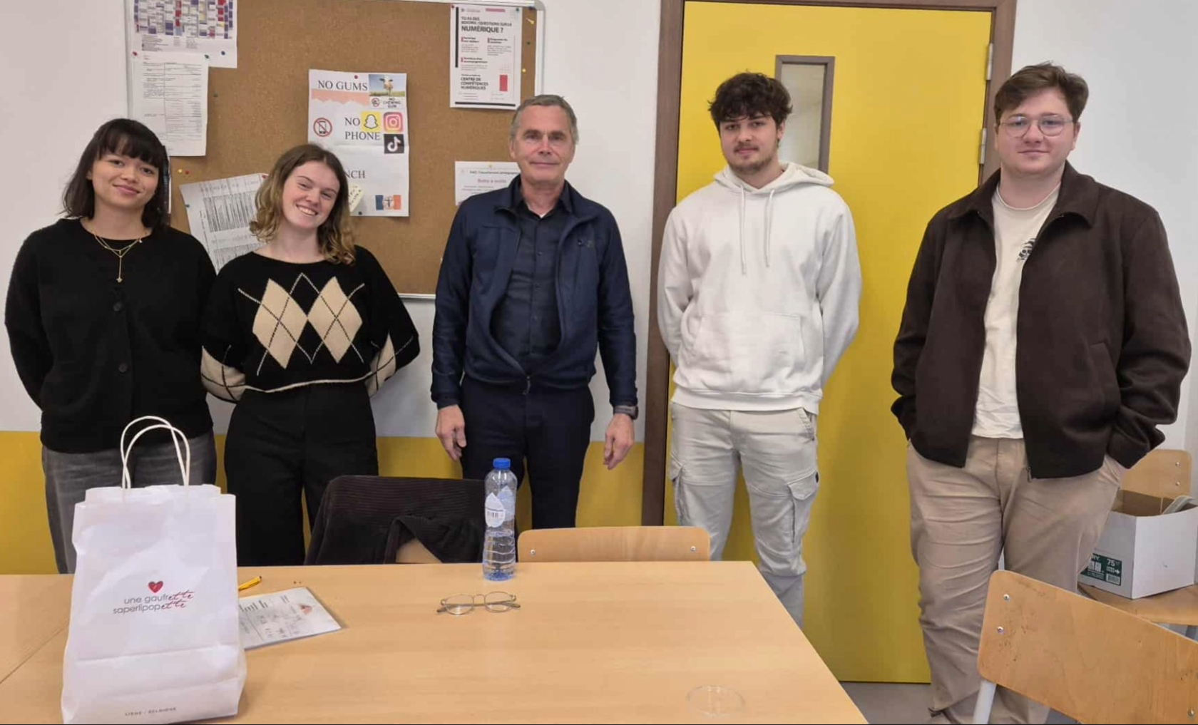 Gruppenfoto mit Christoph Bohn