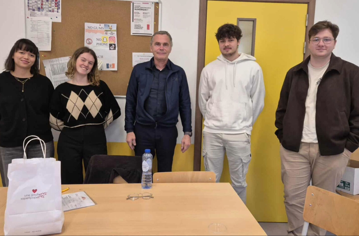 Gruppenfoto mit Christoph Bohn