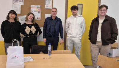 Gruppenfoto mit Christoph Bohn