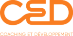 CED LOGO COMPLET TANGERINE