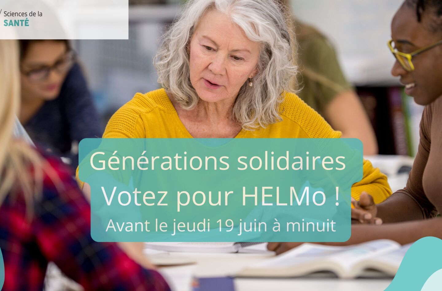 Générations solidaires Votez pour HEL Mo Avant le jeudi 19 juin à minuit