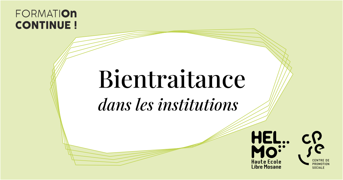 Bientraitance dans les institutions — HELMo